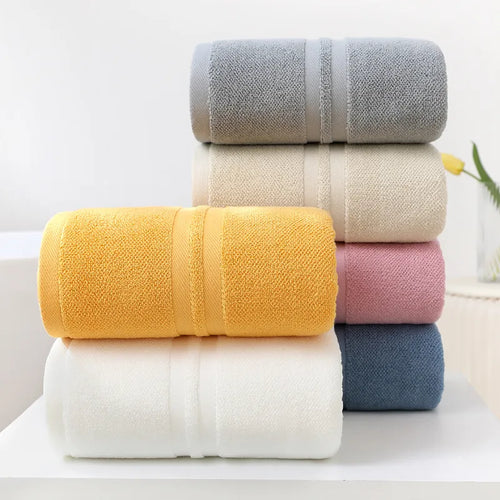 100% Cotton Absorbent Soft 2Pcs Towel Set