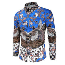 Long Sleeve Slim Fit Soft and Smooth Paisley Printed Shirt