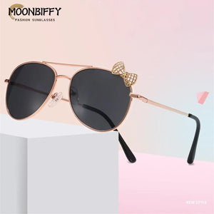 Metal Frame Fashion Girl's Sunglasses