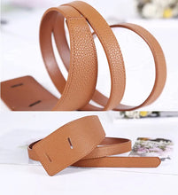 Designer Faux Leather Long Waistband Belt