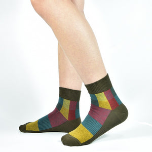 Cotton Multicolor Above Ankle Socks