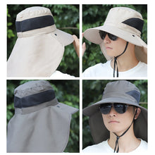 Sun Protection Bucket Hat with Neck Flaps