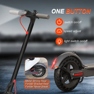 Electric 350W 31km/h Shock Absorption Smart APP Folding Scooter