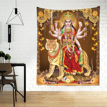 Idol Tiger Mount Buddhist Culture And Customs Wall Hanging Tapestry