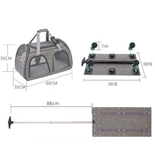 6-Wheel Pet Friendly Pet Carrier Stroller