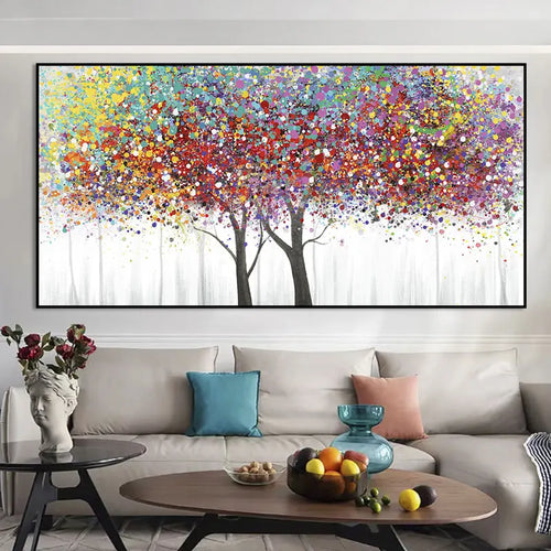 Citrus Serenity Tree Canvas Painting