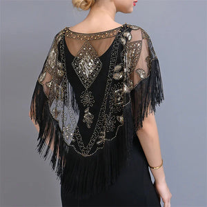 Bling Tasseled Sequined Blouse