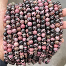 Natural Black Round Rhodizite Beads