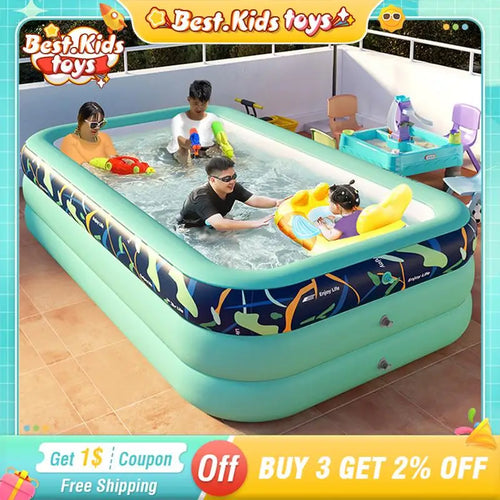Big Electric Automatic Inflatable Outdoor Pool