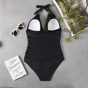 One Piece High Waist Bathing Suit