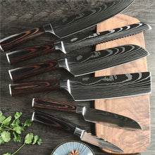 6PCS Stainless Steel Chef Knife Set