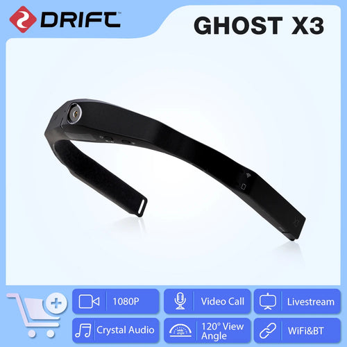 Drift Ghost X3 Action Sport 1080P Head Mounted WiFi Camera