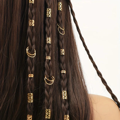 80pcs Dreadlock Hair Beads