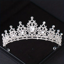 Wedding Crystal Bridal Silver Crown Tiara