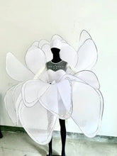 White Flower Dress Costume with LED Lights