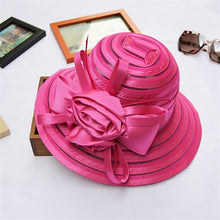 Elegant Sheer Floral Bow Bucket Hat