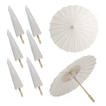 6PCS Paper Parasol 60/80cm