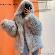 Winter Faux Rabbit Fur Plush Jacket