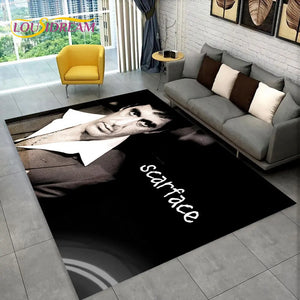 Scarface Tony 3D Print Area Rug