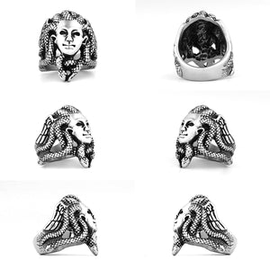 316L Stainless Steel Greek Mythology Medusa Ring