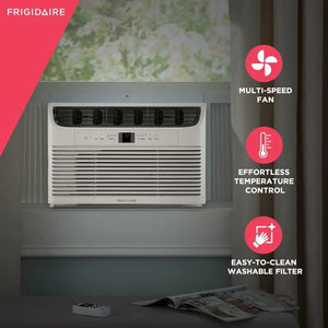 Window-Mounted 6,000 BTU with Multi-Speed Fan, Sleep Mode, Programmable Timer Room Air Conditioner