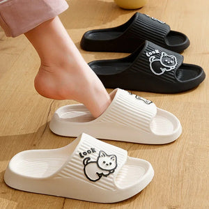 Thick Non-Slip Cartoon Print Sandals