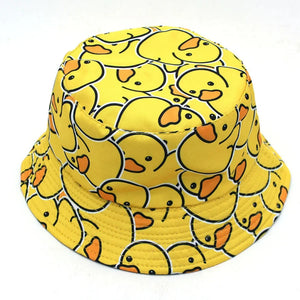 Reversible Yellow Duck Bucket Hat