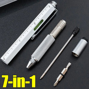7-in-1 Multifunctional Screen Touch Ballpoint Pen with Screwdriver