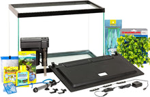 20 Gallon Fish Tank Kit Includes LED Lighting and Decor