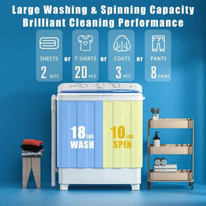 Twin Tub Portable Washing Machine Mini