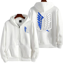 Zip Up Graphic Hoodie