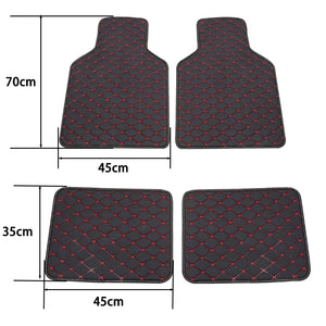 4Pcs Universal Car Floor Mats