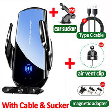 15W Fast Charging Wireless Magnetic Car Charger Station