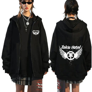 Rock Band Hooded Jacket