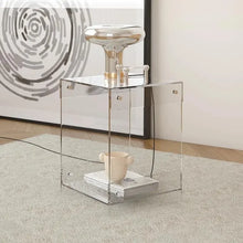 Nordic Simple Double-layer Acrylic Transparent Bedside Table