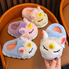 Plush Cartoon Print Non-Slip Soft Slippers