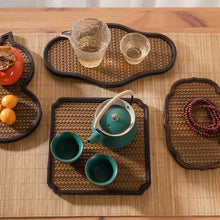 Bamboo Retro Tea Tray Set