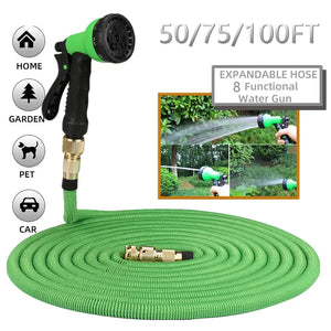 Expandable Double Metal Connector High Pressure Garden Hose