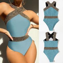 Designer Strap & Belt Bathing Suit