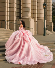 Sparkly Off Shoulder Quinceañera Gown