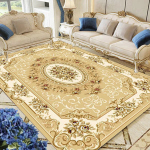 Gorgeous Washable European Style Traditional Pattern Area Rug