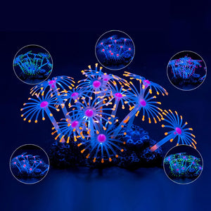 Fluorescent Aquarium Coral Decor