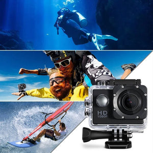 4K Ultra HD 3MP 900mAh Underwater Waterproof Action Camera