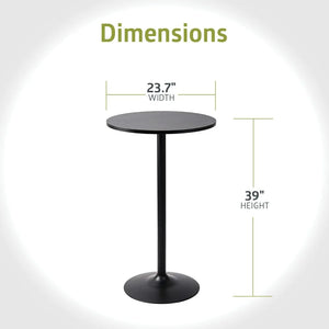 2 Pack Round Bar and Pub Table