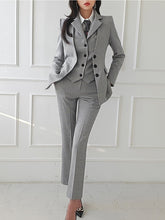 Vintage Blazer Vest & Trousers 3 Piece Suit