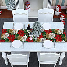 Christmas Poinsettia  Table Runner