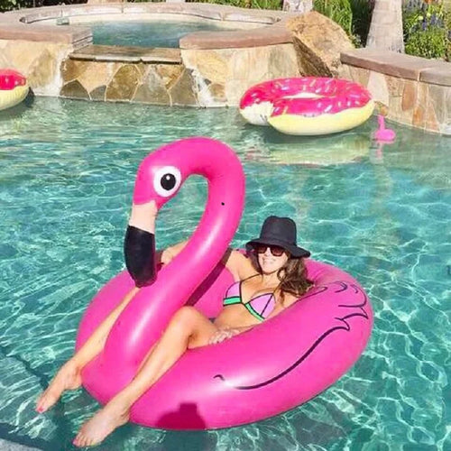 Rooxin Flamingo Inflatable Swimming Ring