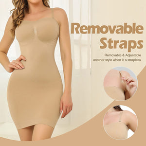 Strapless Slip Under Full Tummy Control Body Shaper