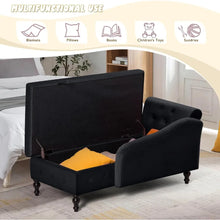 Upholstered Chaise Lounge with Right Armrest & Lumbar Pillow