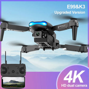 E99 K3 Pro HD 4k Dual Camera High Hold Mode Foldable Mini Quadcopter